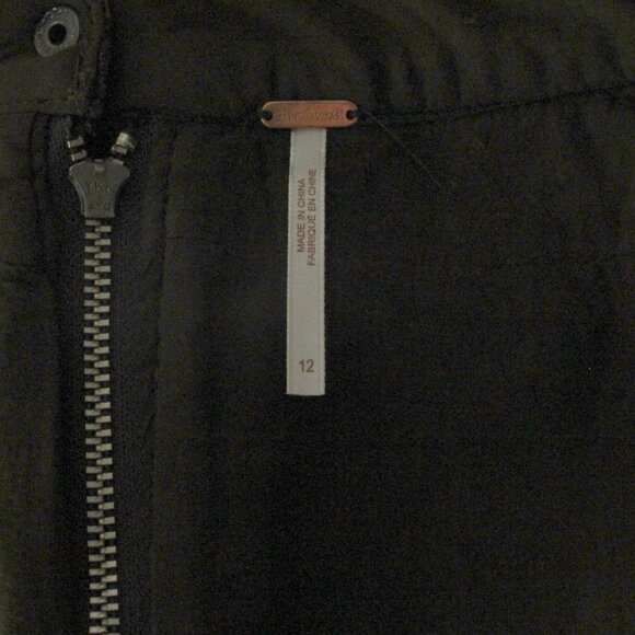 Free People Dust To Dust Brown Crushed Velvet Mini Skirt 12 - Picture 4 of 6